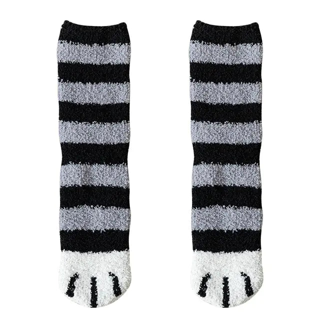 Velurra™ Cat's Paw Plush Socks