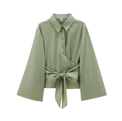 Niche Design Long Sleeve All-matching Shirt