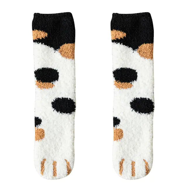 Velurra™ Cat's Paw Plush Socks