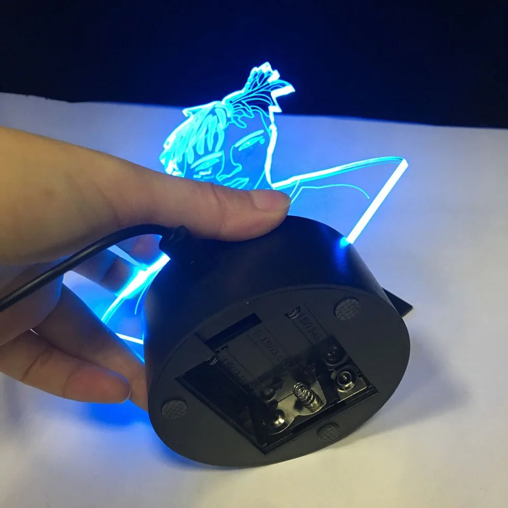Creative Colorful Bedside LED Night Light with Figures