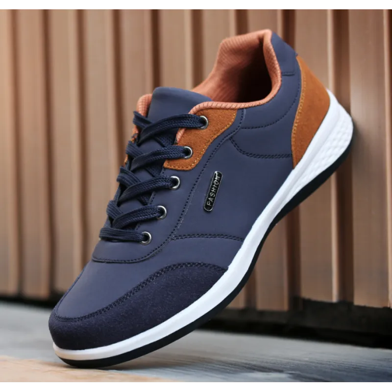 Microfiber Leather Men’s Sneakers