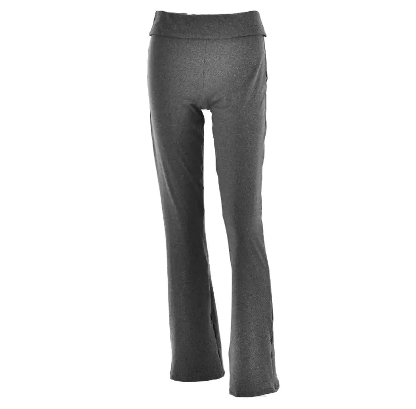 Slim-fit High Waist Women's Black Trousers