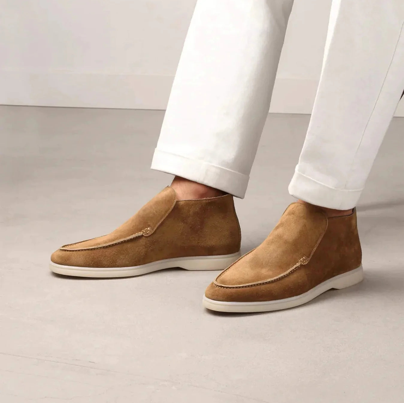 Suede Loafers