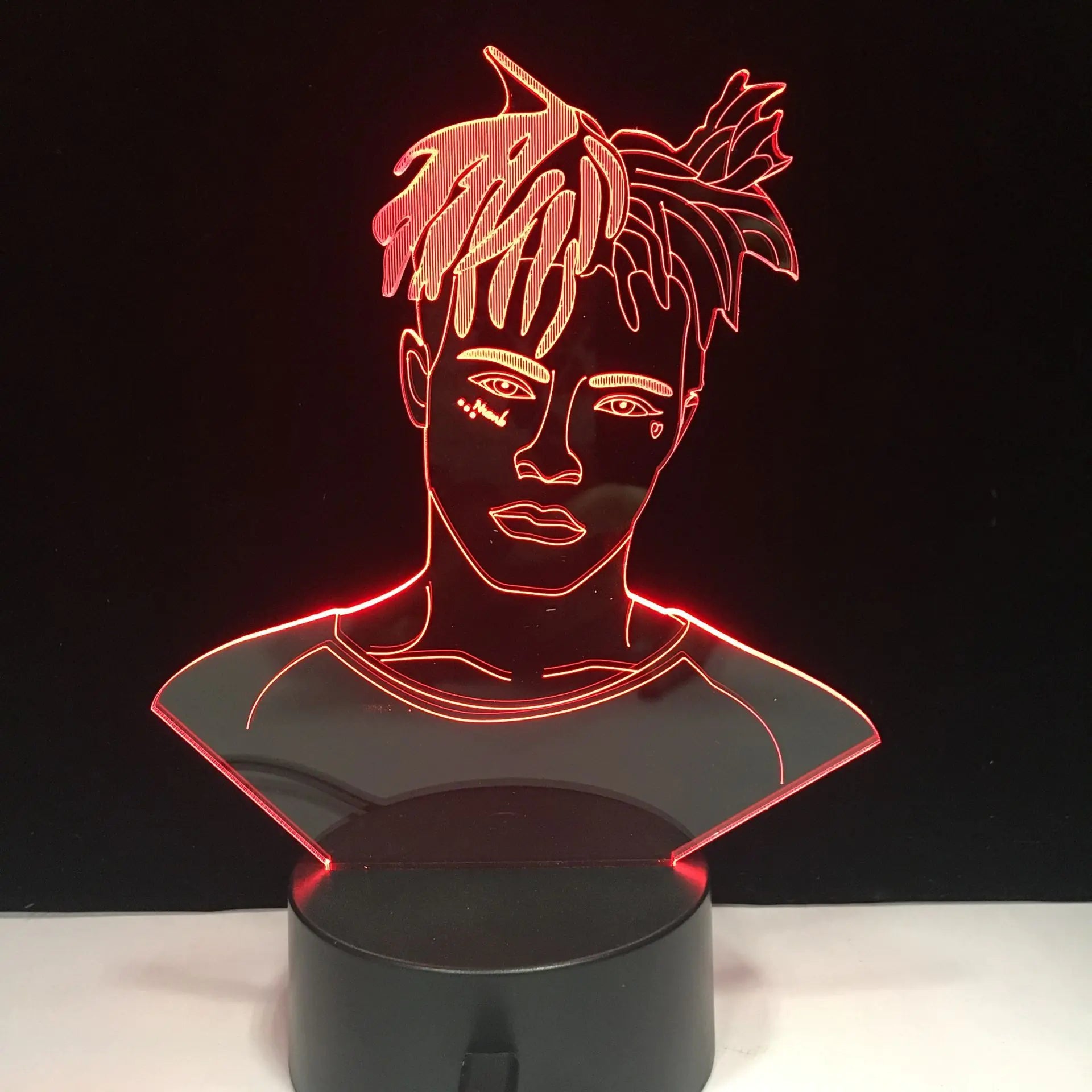 Creative Colorful Bedside LED Night Light with Figures