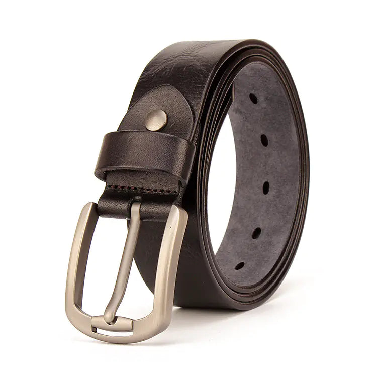 Genuine Leather Vintage Belt for Casual Jeans Wear