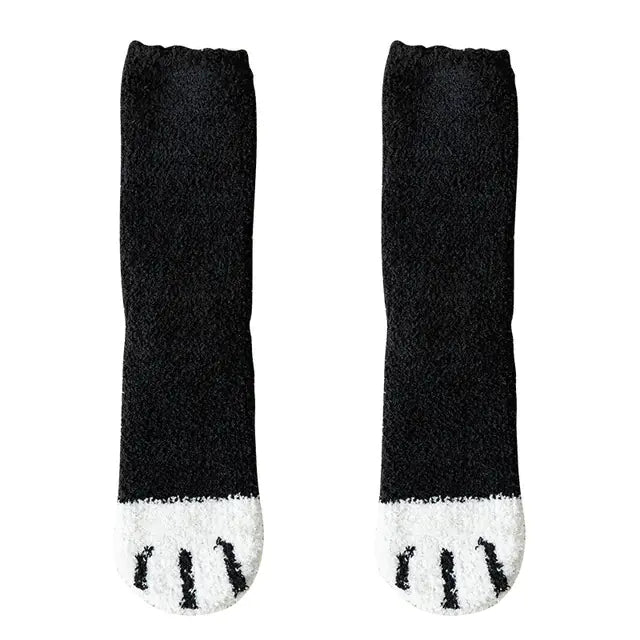 Velurra™ Cat's Paw Plush Socks