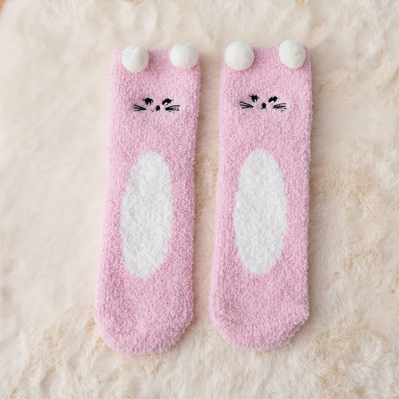 Velurra™ Cartoon Fleece Socks
