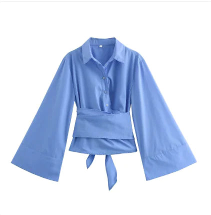 Niche Design Long Sleeve All-matching Shirt