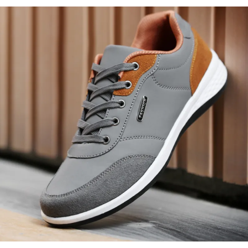 Microfiber Leather Men’s Sneakers