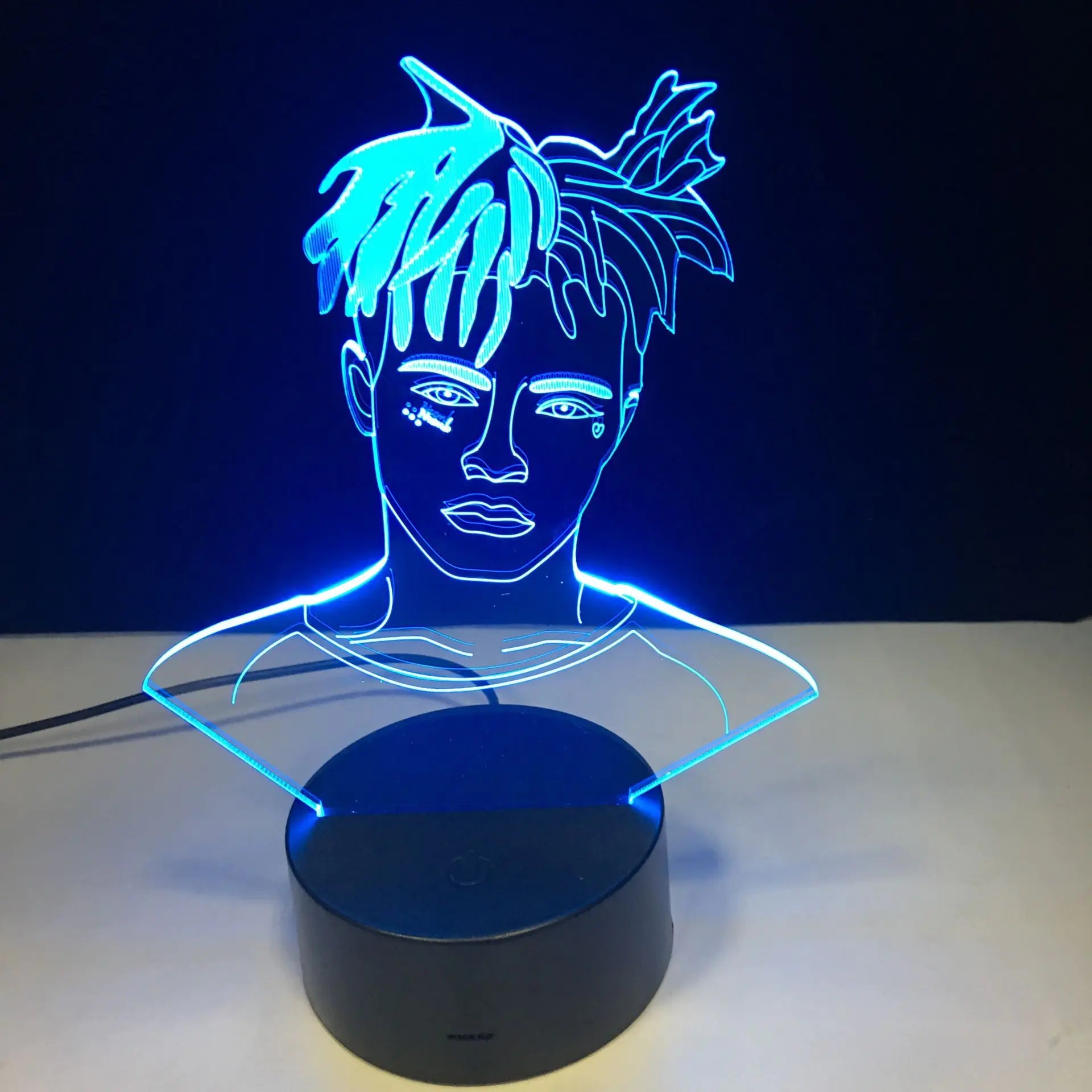 Creative Colorful Bedside LED Night Light with Figures