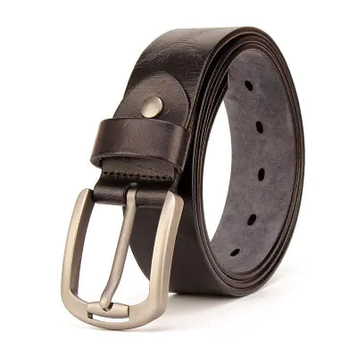 Genuine Leather Vintage Belt for Casual Jeans Wear