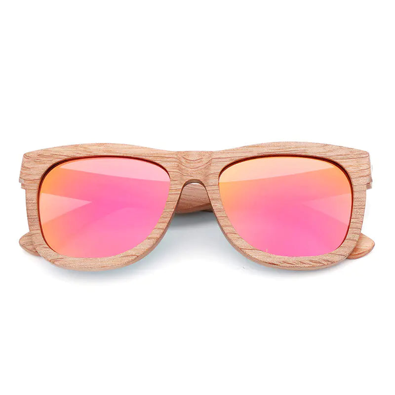 Bamboo Wood Polarized Sunglasses for Men and Women