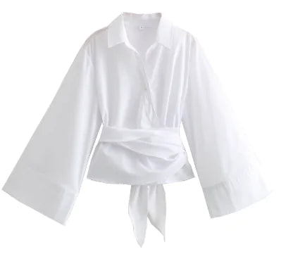 Niche Design Long Sleeve All-matching Shirt